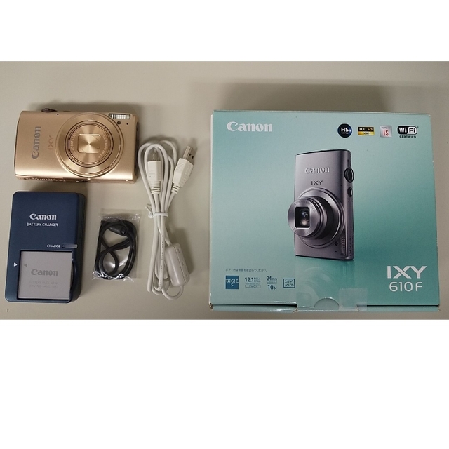 美品】キヤノン デジタルカメラ IXY610F ゴールド 美品】キヤノン デジタルカメラ IXY610F ゴールド