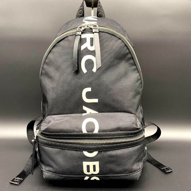 美品】マークジェイコブス ロゴ リュックサック バックパック ナイロン