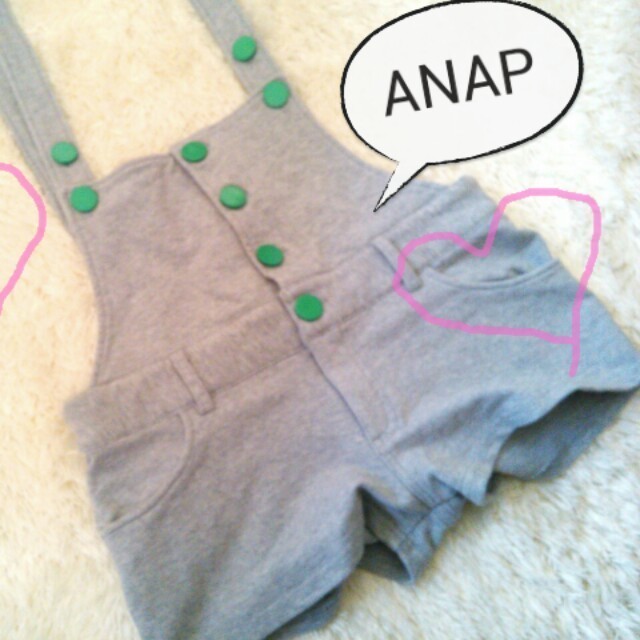 ANAP(アナップ)の限定価格♡サロペット レディースのパンツ(サロペット/オーバーオール)の商品写真