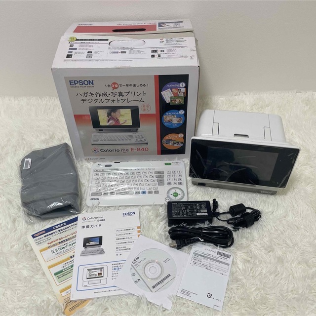 EPSON(エプソン)の★美品★EPSON  カラリオミー はがきプリンター　E-840 エプソン スマホ/家電/カメラのPC/タブレット(PC周辺機器)の商品写真