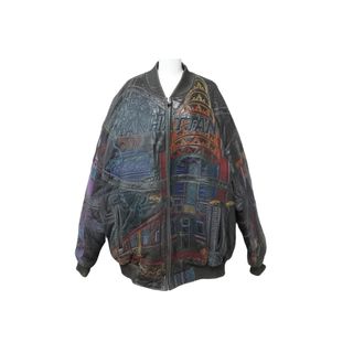 サイズ詳細パイソン柄 レザージャケット XXL USA 美品 pellepelle