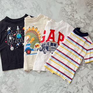 ベビーギャップ(babyGAP)のGAP 半袖Tシャツ4点セット　80センチ　【中古と新品】(Ｔシャツ)