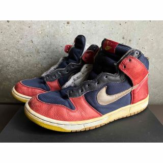 ナイキ(NIKE)の2007年製 NIKE Varsity Red Marine dunk High(スニーカー)