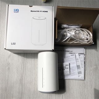 ファーウェイ(HUAWEI)のSpeed Wi-Fi HOME L02 ホワイト ホームルーター(PC周辺機器)