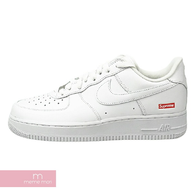 【最速あす楽】【24〜28cm】Supreme×NIKE AIR FORCE 1 LOW SUPREME CU9225-100 シュプリーム×ナイキ エアフォース1 ローカットスニーカー ホワイト【210714】【新古品】【me04】スニーカー