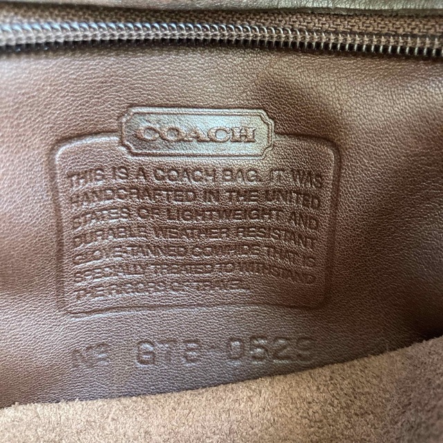 希少品 COACH オールドコーチ レザーリュックサック 大容量 ブラウン系