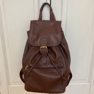 COACH - 希少品 COACH オールドコーチ レザーリュックサック 大容量