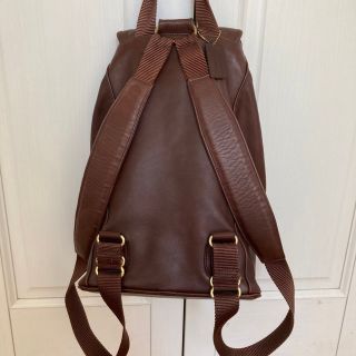 COACH - 希少品 COACH オールドコーチ レザーリュックサック 大容量 ...