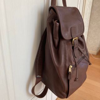 COACH - 希少品 COACH オールドコーチ レザーリュックサック 大容量 ...