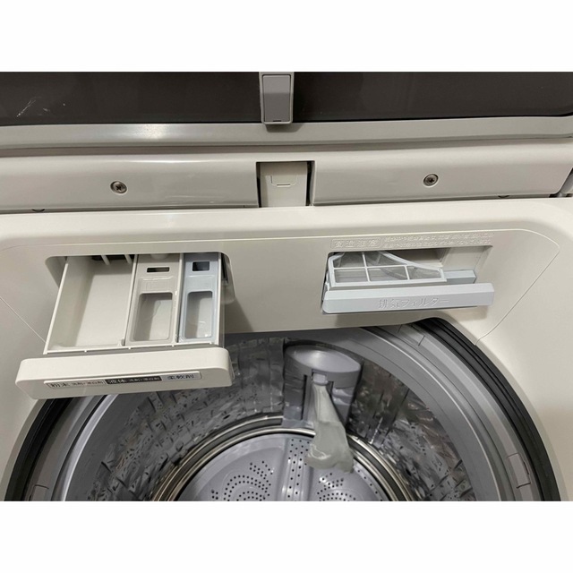 冷暖房/空調 空気清浄器 シャープ ES-PU10C 全自動洗濯乾燥機洗濯ガラストップ 超音波ウォッシャー