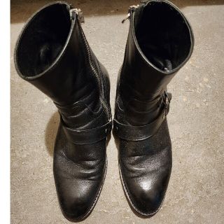 サンローラン(Saint Laurent)のヒールブーツ　ワイアットハーネス(ブーツ)