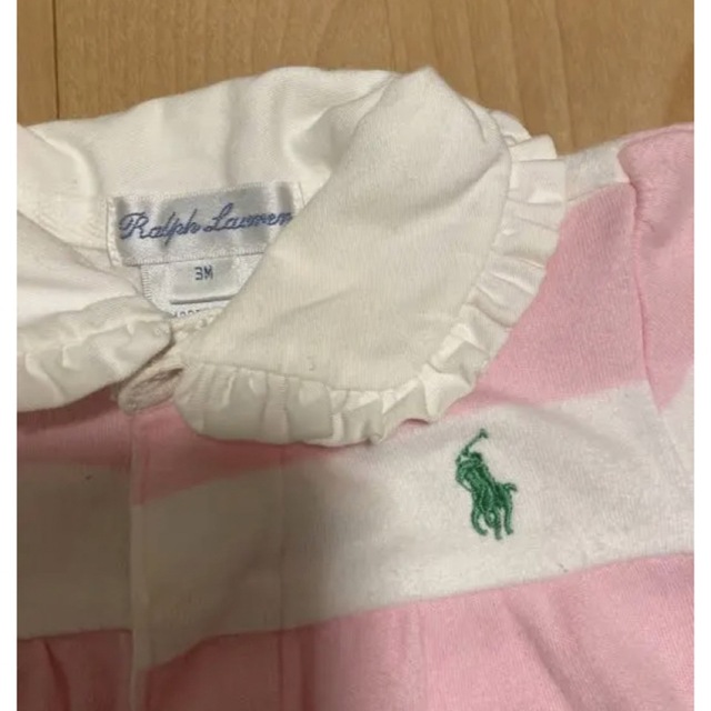 Ralph Lauren(ラルフローレン)のポロラルフローレン　カバーオール　60cm 3month ロンパース キッズ/ベビー/マタニティのベビー服(~85cm)(カバーオール)の商品写真