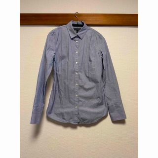 バナナリパブリック(Banana Republic)の【中古】banana republic ブルーシャツ(シャツ/ブラウス(長袖/七分))