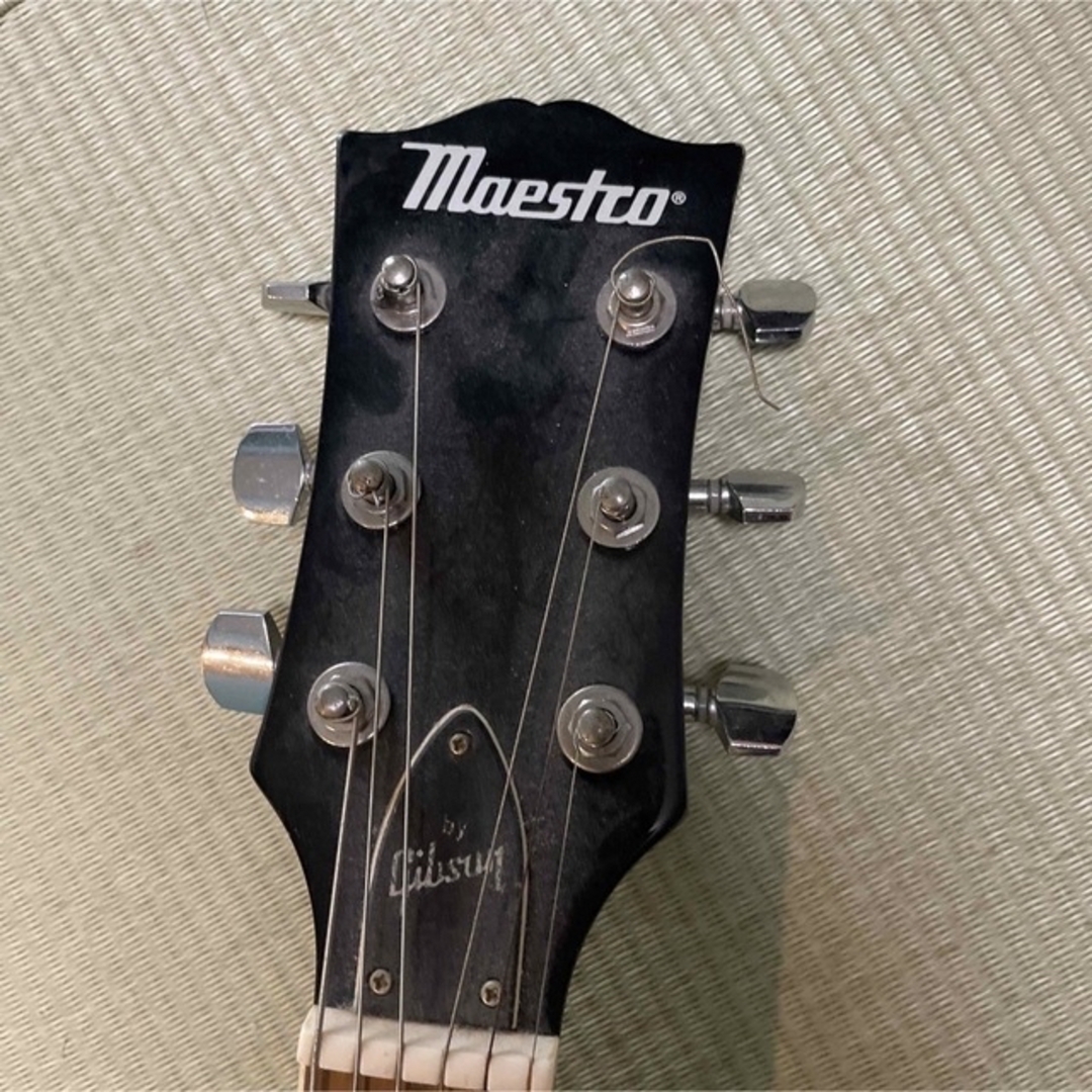Gibson(ギブソン)のギブソン　マエストロ　エレキギター　ブラック 楽器のギター(エレキギター)の商品写真