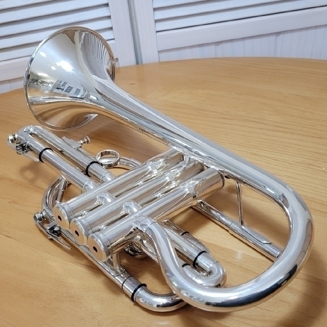 【 ちゃん様 専用ページ 】Besson コルネット 622  マウスピース付き 楽器の管楽器(トランペット)の商品写真