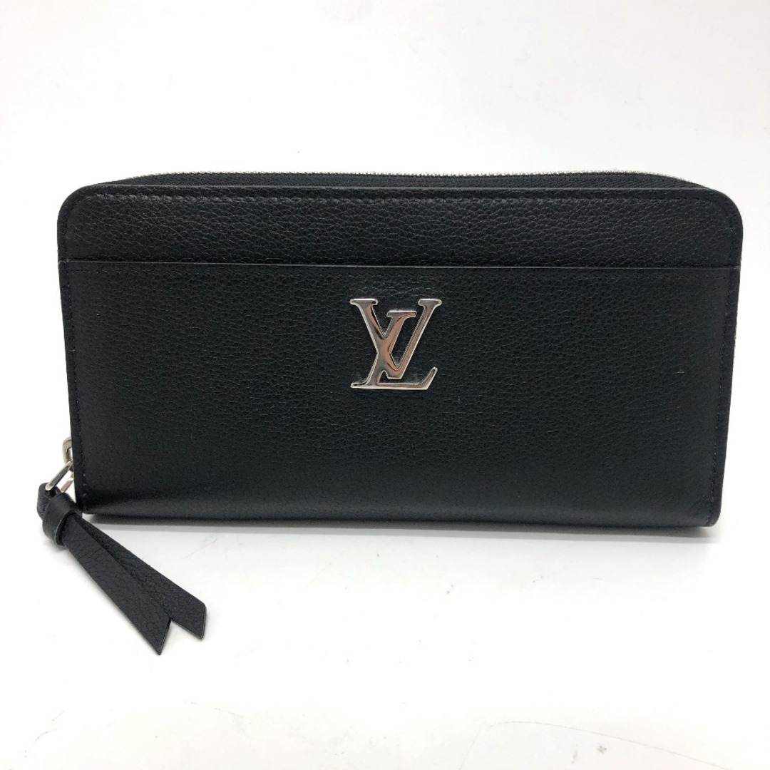 レディースルイヴィトン LOUIS VUITTON ジッピー・ロックミー M62622 ラウンドファスナー 長財布 トリヨンレザー ブラック