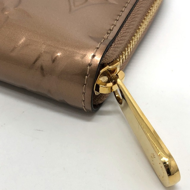 ルイヴィトン LOUIS VUITTON ジッピー ウォレット M90603 モノグラムヴェルニ 長財布 モノグラムヴェルニ ローズゴールド ゴールド