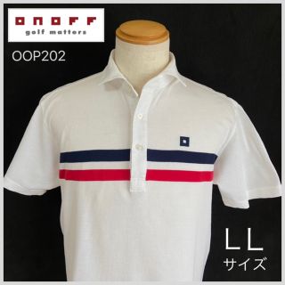 オノフ(Onoff)のONOFF オノフ メンズ ゴルフシャツ ポロシャツ 半袖 春夏 LL(ウエア)