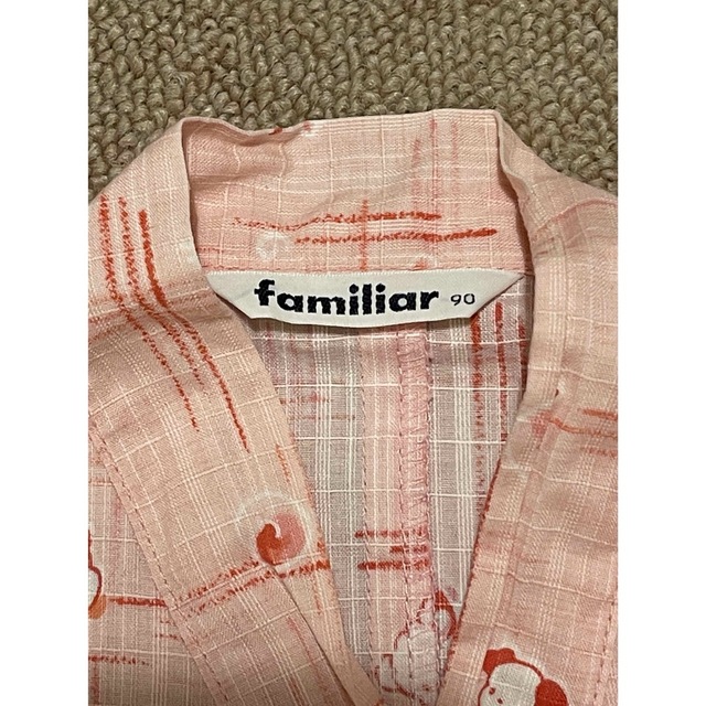 familiar(ファミリア)のfamiliar ファミリア  90cm 甚平 キッズ/ベビー/マタニティのキッズ服女の子用(90cm~)(甚平/浴衣)の商品写真