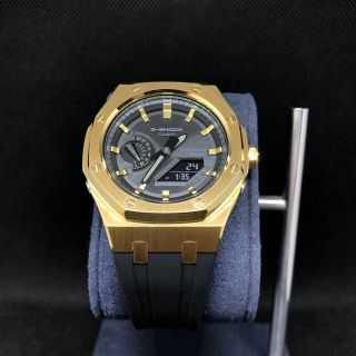 ジーショック(G-SHOCK)のGA-B2100本体付き ラバーベルトセット カシオーク カスタム Gショック(腕時計(アナログ))