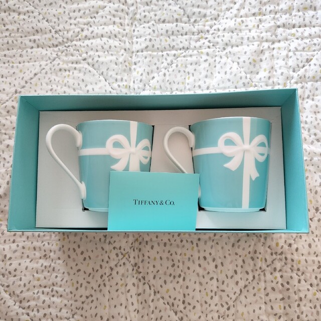 ✿新品未使用✿Tiffany リボンマグカップ食器