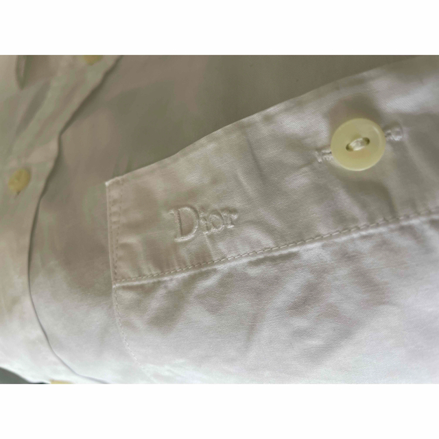 Christian Dior(クリスチャンディオール)のChristian Dior ディオール　シャツ　白　メンズ　M メンズのトップス(シャツ)の商品写真