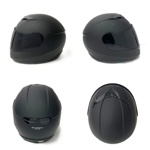 ◆◆リード工業　LEAD フルフェイスヘルメット　STRAX SF-12　2022年6月製造　Lサイズ　替えシールド付 ブラック