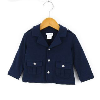 ラルフローレン(Ralph Lauren)のラルフローレン テーラードジャケット シングルブレスト アウター フォーマル  ベビー 男の子用 9M 75/48サイズ ネイビー RALPH LAUREN(ジャケット/コート)