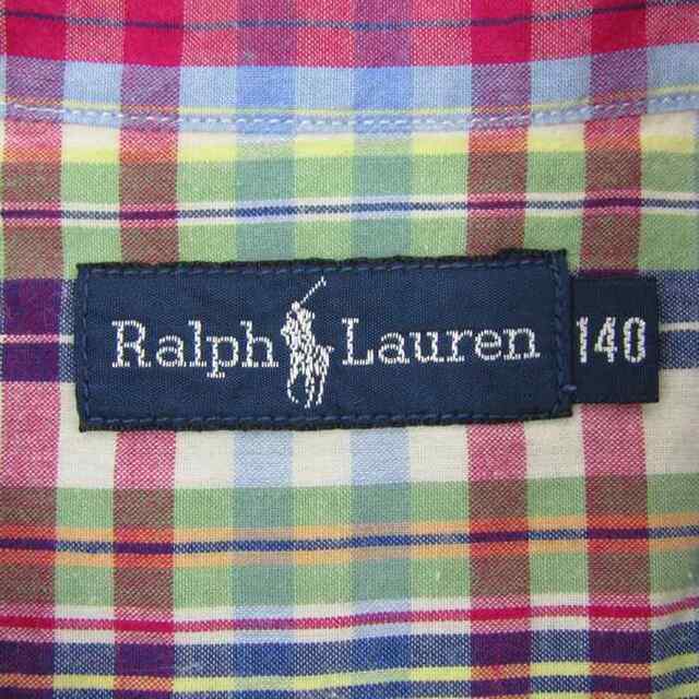 Ralph Lauren(ラルフローレン)のラルフローレン 長袖チェックシャツ ミックスカラー ボタンダウン トップス キッズ 男の子用 140サイズ マルチカラー RALPH LAUREN キッズ/ベビー/マタニティのキッズ服女の子用(90cm~)(その他)の商品写真