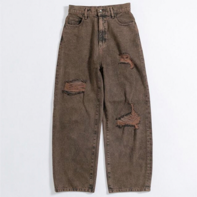 ミュエータ ダメージジーンズ メンズのパンツ(デニム/ジーンズ)の商品写真