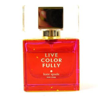 ケイトスペードニューヨーク(kate spade new york)のケイトスペード 香水 リブ カラフリー LIVE COLOR FULLY オードパルファム EDP 残7割程度 汚れ有 レディース 50mlサイズ Kate Spade(香水(女性用))