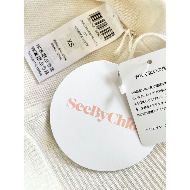 新品】SEE BY CHLOE フラワーレースフリルニット 世界的に有名な 6327