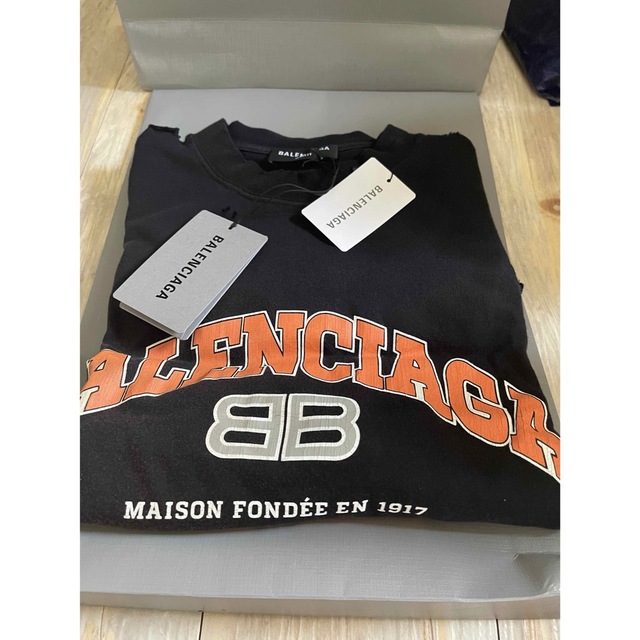 Balenciaga - 正規品 バレンシアガ ユーズド加工ロングスリーブTシャツ