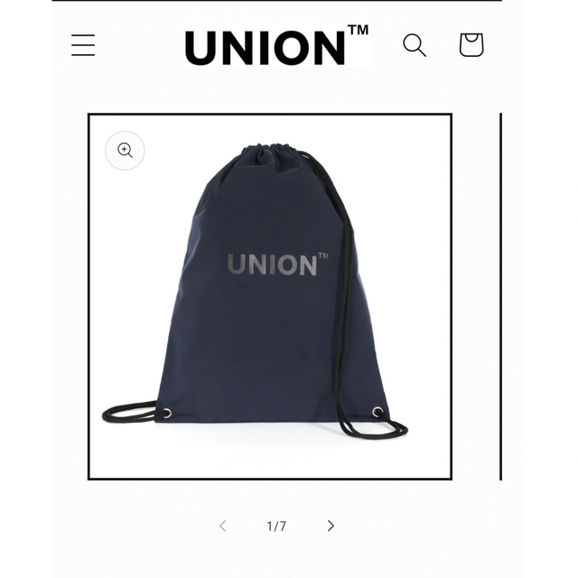 union backpack  M's blackswan