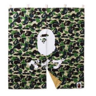 アベイシングエイプ(A BATHING APE)の☆ 新品 未使用 ABC CAMO NOREN のれん 暖簾 ☆(のれん)