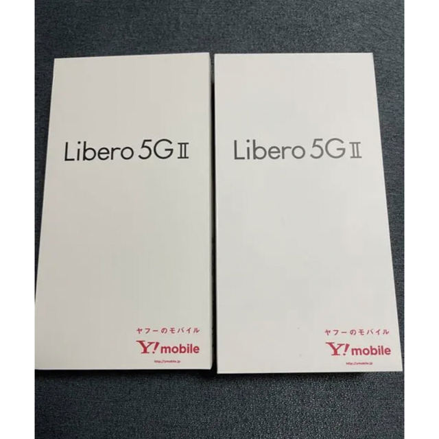 Libero 5g Ⅱ ブラック　2台セットスマートフォン/携帯電話