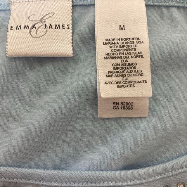 EMMAJAMES(エマジェイム)の4a95 EMMA JAMES レディース　半袖シャツ　美品 レディースのトップス(Tシャツ(半袖/袖なし))の商品写真