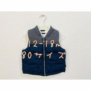 ギャップキッズ(GAP Kids)のBaby GAP ダウンベスト　12−18m 80サイズ(ジャケット/コート)