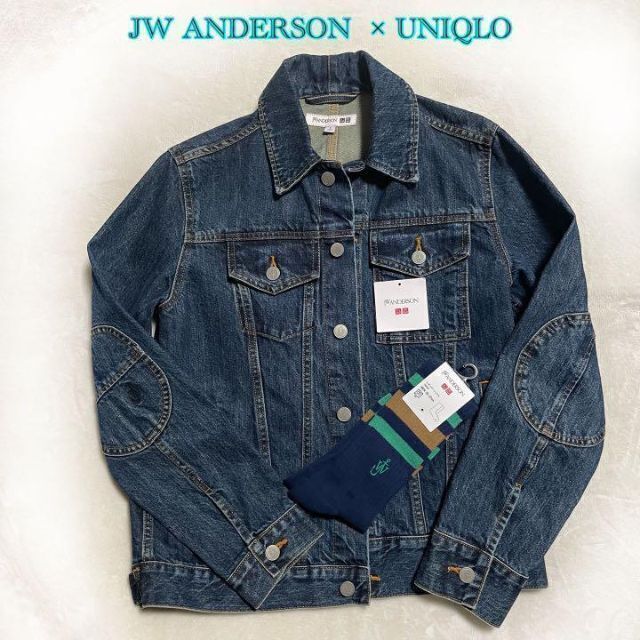 UNIQLO - 【未使用品】JW ANDERSON UNIQLO デニムジャケット + UNIQLO - 【未使用品】JW ANDERSON UNIQLO デニムジャケット +