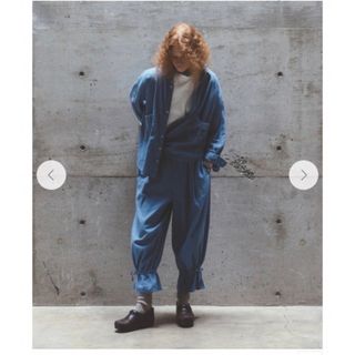 ネストローブ(nest Robe)のnestrobeラッフルヘムパンツとスカラップ刺繍ベスト(カジュアルパンツ)