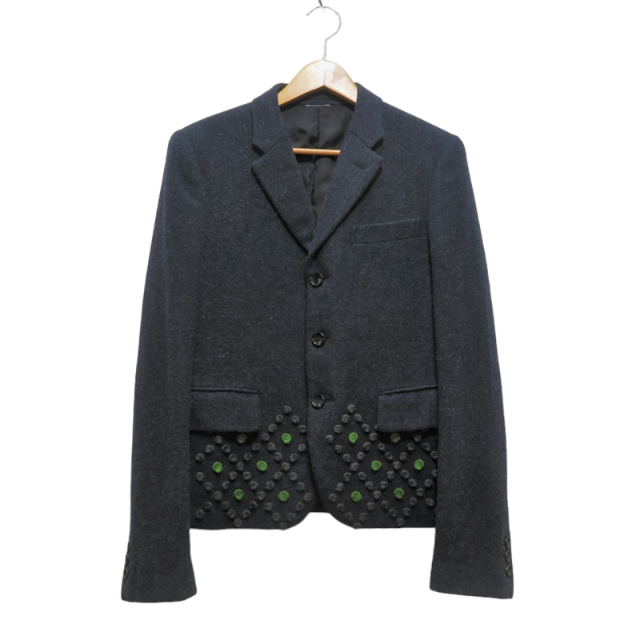 COMME des GARCONAS PLUS 13aw WOOL JACKET