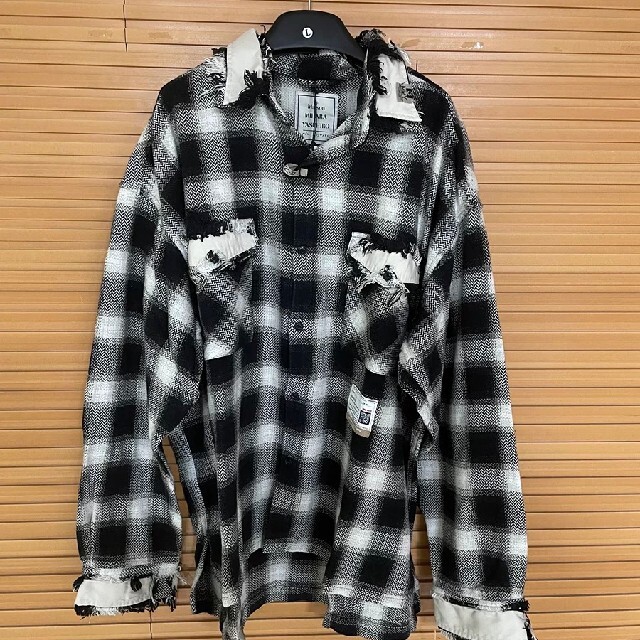 メゾンミハラヤスヒロ パートリーダメージシャツ 46 い出のひと時に