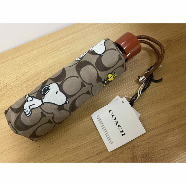 coach スヌーピー 折りたたみ傘 - 小物 coach スヌーピー 折りたたみ傘 - 小物
