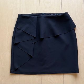 ザラ(ZARA)のZARAベーシック 黒ミニスカート(ミニスカート)