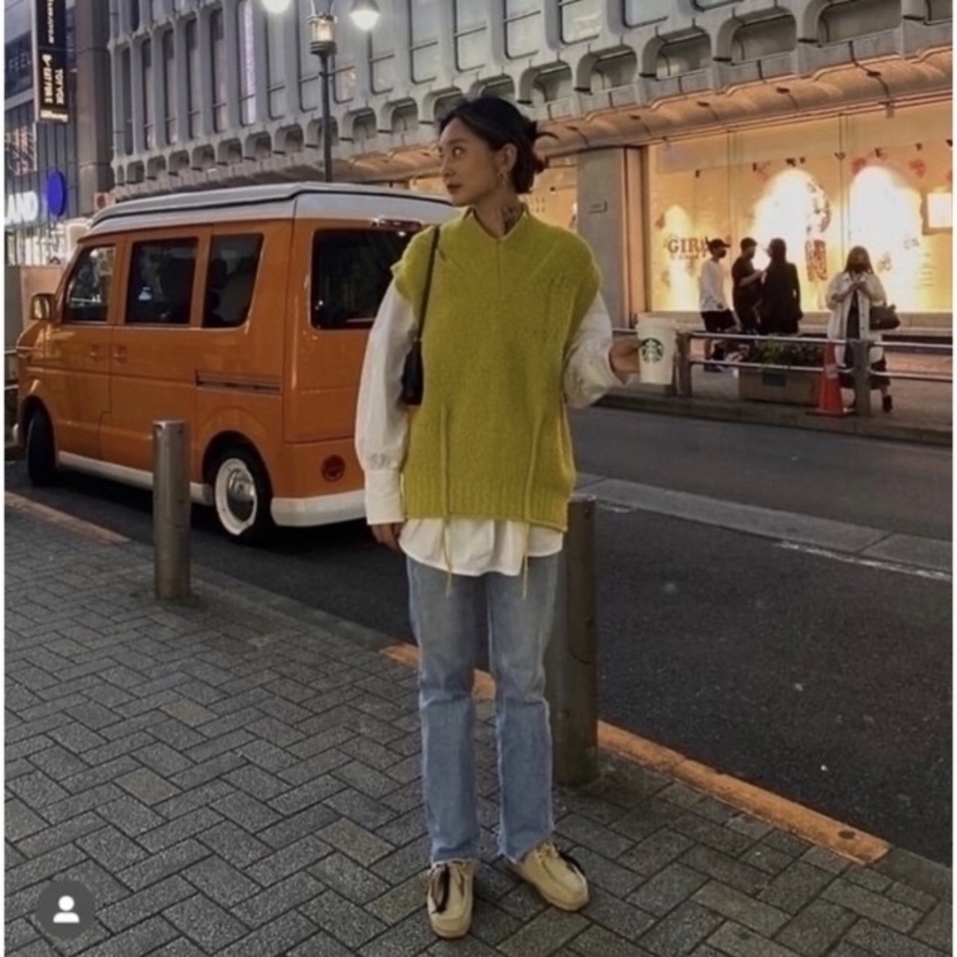 LE CIEL BLEU(ルシェルブルー)の限定値下げ　IRENE Whole Garment Knit Vest アイレネ レディースのトップス(ニット/セーター)の商品写真