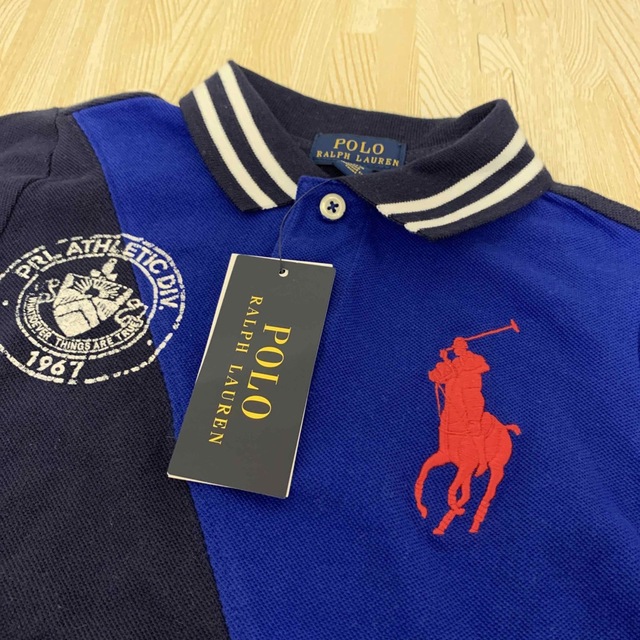 Ralph Lauren(ラルフローレン)の【新品】ラルフローレン★ポロシャツ ラガーシャツ キッズ/ベビー/マタニティのキッズ服男の子用(90cm~)(Tシャツ/カットソー)の商品写真