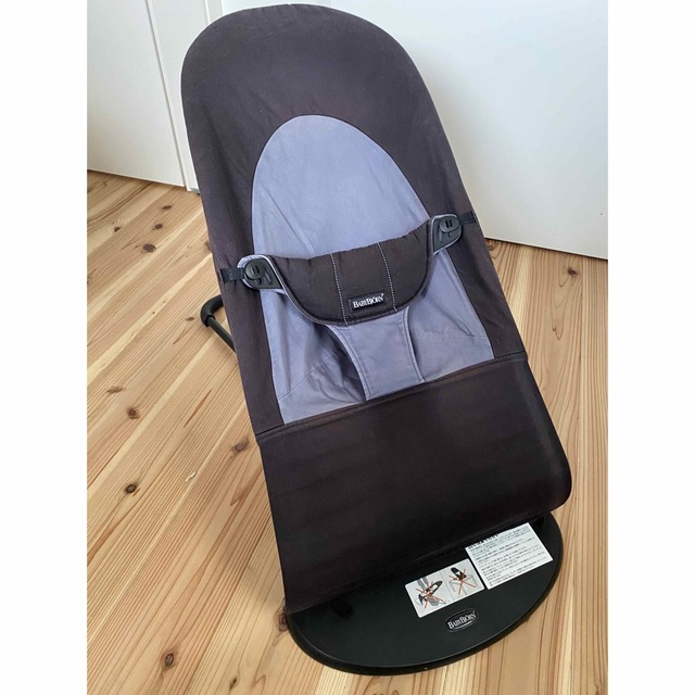 BABYBJORN(ベビービョルン)のベビービョルン　バウンサー　バランスソフトコットン　ブラック キッズ/ベビー/マタニティの寝具/家具(その他)の商品写真