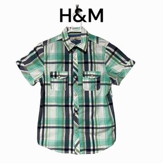 エイチアンドエム(H&M)のH&M エイチアンドエム　半袖　シャツ　古着　ウエスタンシャツ(その他)