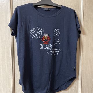 コムサイズム(COMME CA ISM)のコムサ　セサミストリート　レディース　半袖　Tシャツ(Tシャツ(半袖/袖なし))