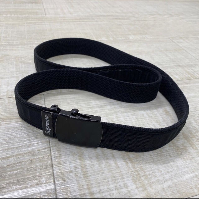 Supreme(シュプリーム)のSupreme 10ss ガチャベルト web belt black ベルト 黒 メンズのファッション小物(ベルト)の商品写真